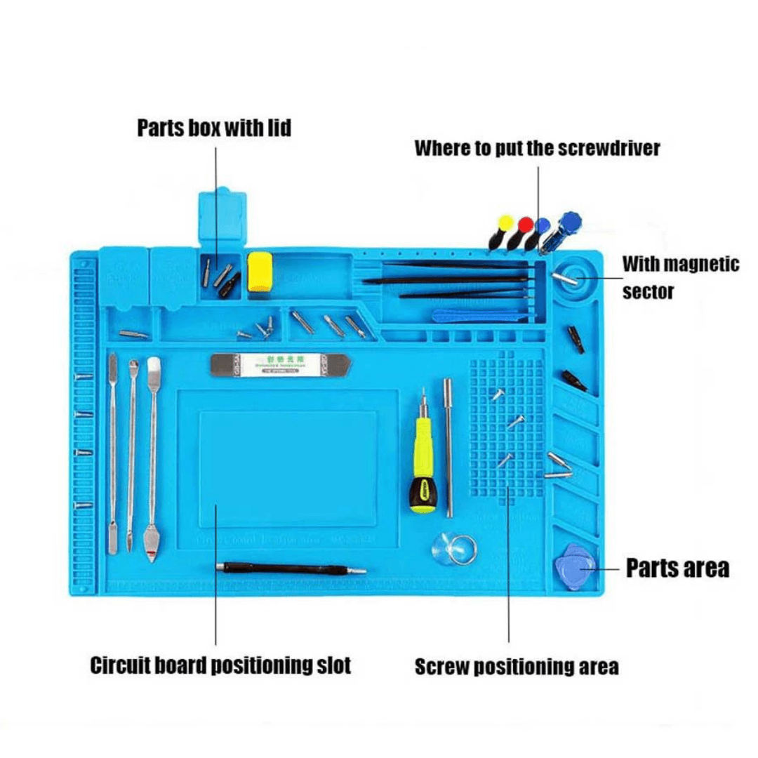 Insulation Heat-Resistant Repair Pad ESD Mat, Size: 46 x 30cm - Best Cell Phone Parts Distributor in Canada, Parts Source Insulation Heat-Resistant Repair Pad ESD Mat, Size: 46 x 30cm - Best Cell Phone Parts Distributor in Canada, Parts Source